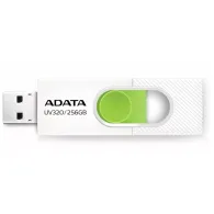 Pendrive ADATA UV320 256GB USB3.2 AUV320-256G-RWHGN - Biały, Zielony