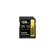 Karta pamięci Lexar SDXC 128 GB Professional 1800x LSD1800128G-BNNNG - UHS-II, 280MB|s|210MB|s, C10, V60, U3