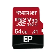 Karta pamięci Patriot EP Series 64GB microSDXC V30 PEF64GEP31MCX, Czerwona, Czarna | Sklep ITnes.pl, IT for BUSINESS