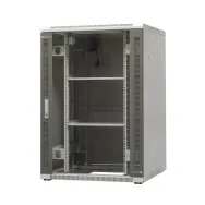 Szafa rack 19" 24U Emiter EM/SH05D-8824, 800 x 800 x 1180mm, drzwi przód blacha-szkło | Sklep ITnes.pl, IT for BUSINESS