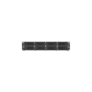 Lanberg ORGANIZER KABLI 19" 2U Z 5 UCHWYTAMI PANEL SZCZOTKOWANY TYP B CZARNY - AK-1204-B | Sklep ITnes.pl - IT for BUSINESS