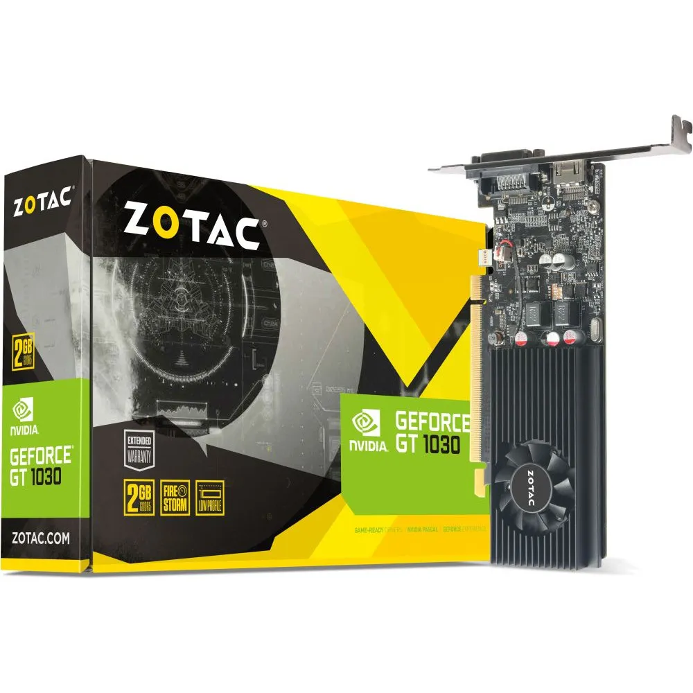 Karta graficzna ZOTAC GeForce GT 1030 2GB GDDR5 HDMI/DVI Low Profile - ZT-P10300A-10L | Sklep ITnes.pl - IT for BUSINESS
