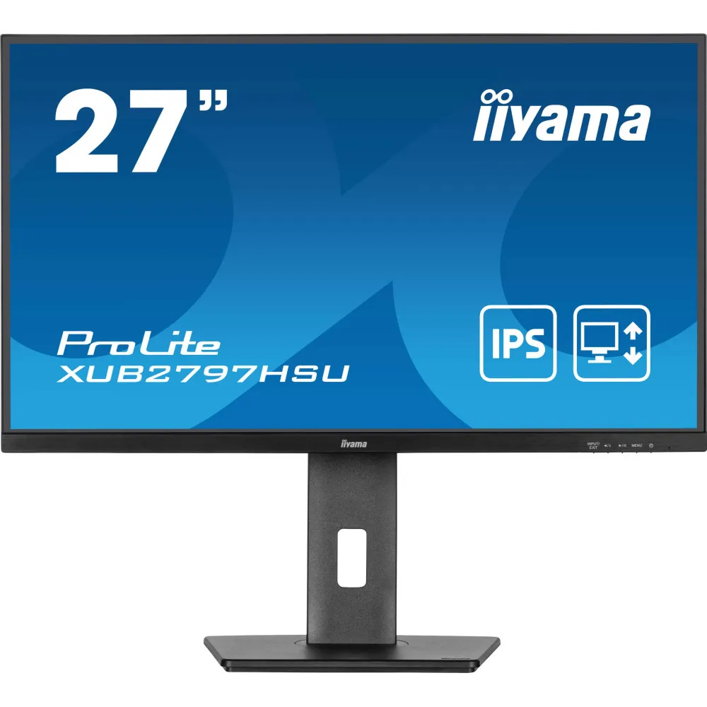 Monitor iiyama ProLite XUB2797HSU-B2, 27", 1920x1080 (FHD), 100Hz, IPS, 1 ms, pivot, Czarny | Sklep ITnes.pl, IT for BUSINESS
