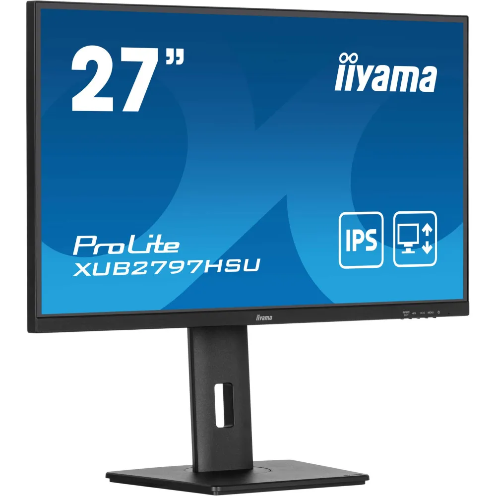 Zdjęcie produktu Monitor iiyama ProLite XUB2797HSU-B2 - 27"/1920x1080 (Full HD)/100Hz/IPS/1 ms/pivot/Czarny