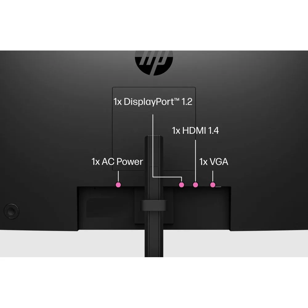 Monitor HP P24h G5 64W34AA - 23,8"/1920x1080 (Full HD)/75Hz/IPS/5 ms/pivot/Czarny - zdjęcie