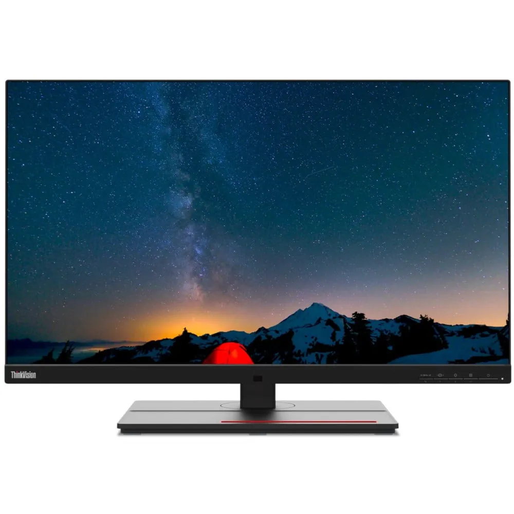 Monitor Lenovo ThinkVision P27u-20 62CBRAT6EU, 27", 3840x2160 (4K), 60Hz, IPS, HDR, 6,000 ms, pivot, USB-C, Czarny | Sklep ITnes