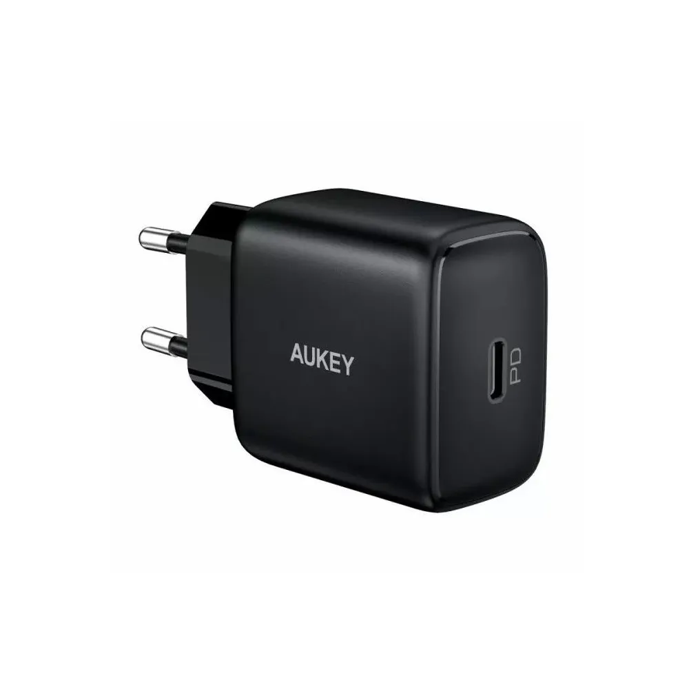 Ładowarka sieciowa AUKEY PA-R1 - 1x USB-C, 30W Power Delivery, Czarna