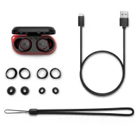 Słuchawki bezprzewodowe true wireless TAA7507BK/00 - Bluetooth 5.2, Czarne
