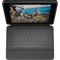 Klawiatura z etui Logitech Rugged Folio dla iPad 10. gen UK 920-011206 - Grafitowa