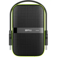Dysk zewnętrzny HDD 1TB Silicon Power Armor A60 SP010TBPHDA60S3K, Czarny, Zielony | Sklep ITnes.pl, IT for BUSINESS