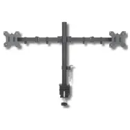 Uchwyt biurkowy na monitory Techly LED/LCD 13-27" - 2 x 10 kg, 2 monitory, Czarny - 027514 | Sklep ITnes.pl - IT for BUSINESS