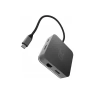 Replikator portów Green Cell USB-C 6-in-1 AK61, Czarny | Sklep ITnes.pl, IT for BUSINESS