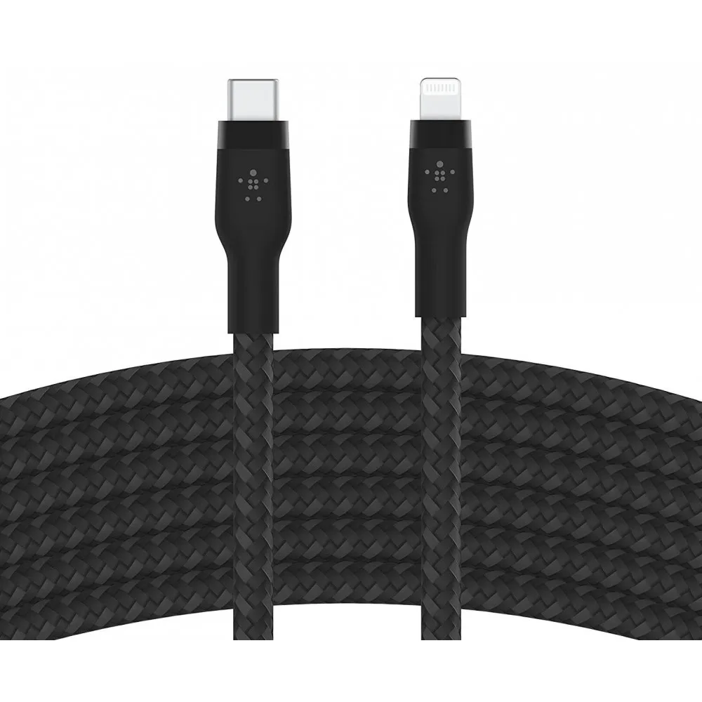 Kabel Belkin USB-C, Lightning CAA011BT3MBK - zdjęcie poglądowe 3