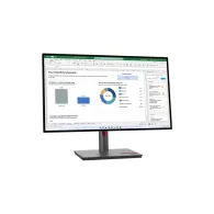 Monitor Lenovo ThinkVision P27q-30 63A2GAT1EU, 27", 2560x1440 (QHD), 60Hz(Typical), 75Hz(Max)Hz, IPS, HDR, 6,000 ms, pivot, Czar