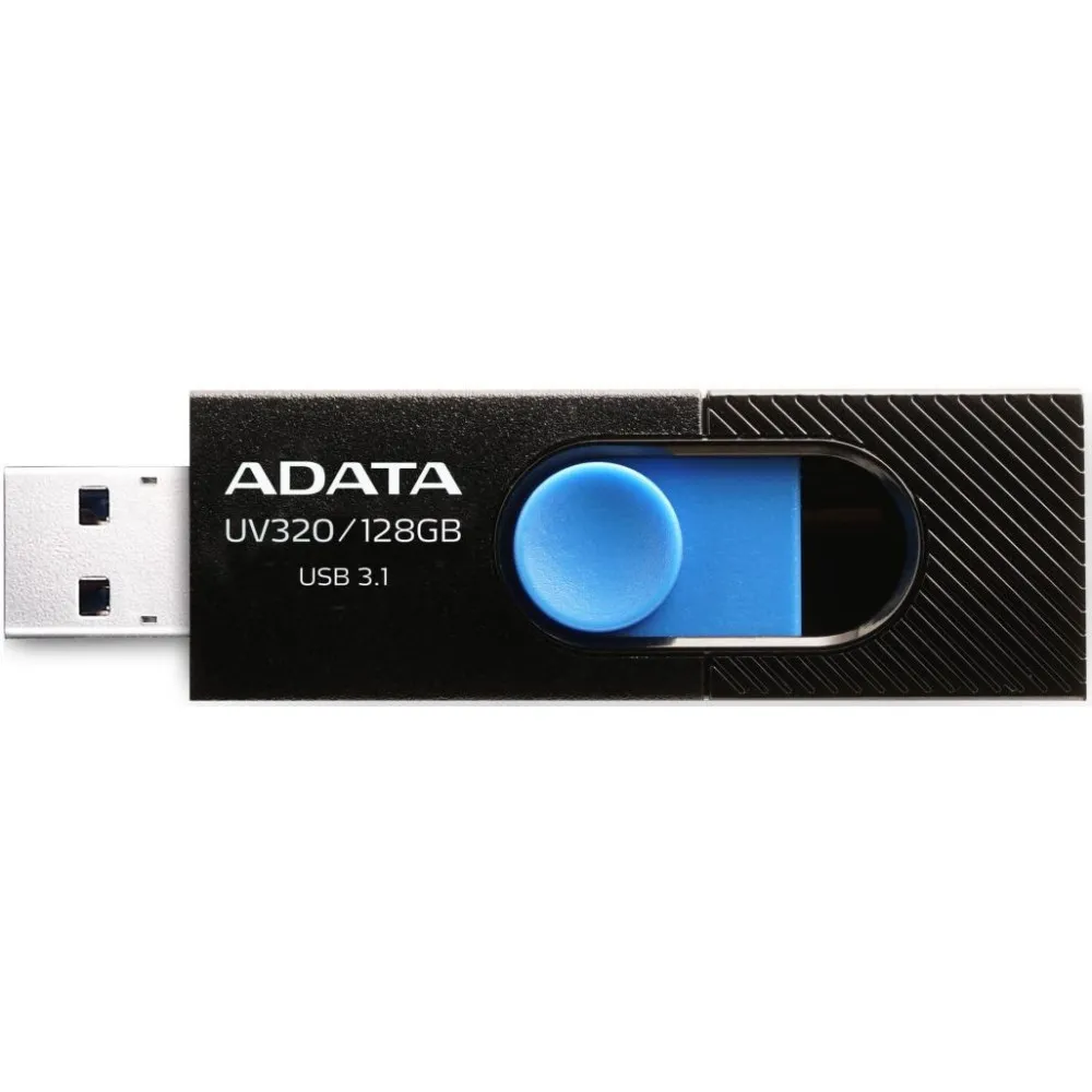 Pendrive ADATA UV320 128 GB AUV320-128G-RBKBL - USB 3.2 Gen 1/Czarny/Niebieski | Sklep ITnes.pl - IT for BUSINESS