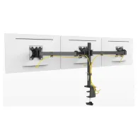 Uchwyt biurkowy do monitorów Techly LED/LCD 13-24" - 3 x 10 kg, Regulowany, Czarny - 301757 | Sklep ITnes.pl - IT for BUSINESS