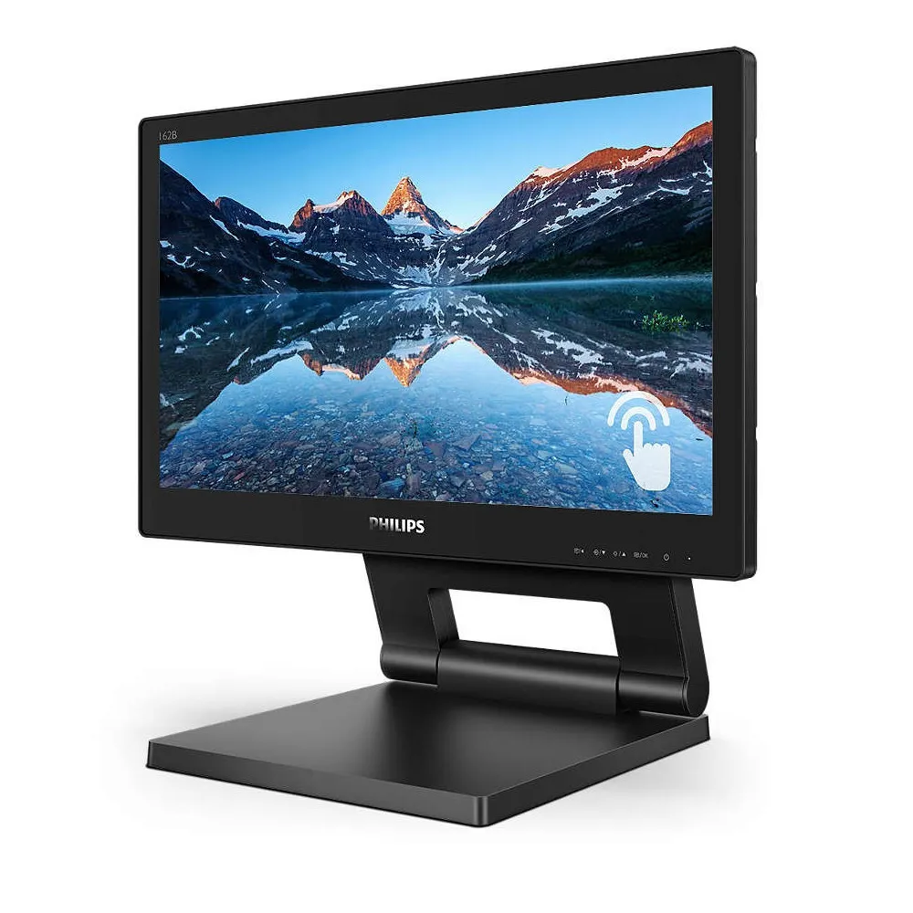Monitor Philips 162B9T/00 - 16"/1366x768 (HD)/60Hz/TN/4 ms/dotykowy/Czarny - zdjęcie