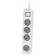 Listwa zasilająca Philips PHIL-CHP2144W/60 - 4 gniazda, 1,5m, Biała