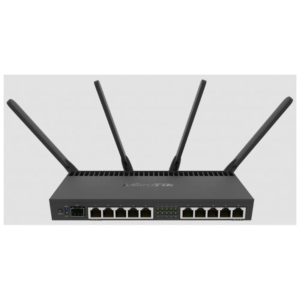 Router Wi-Fi MikroTik RB4011IGS+5HACQ2HND-IN, standard AC1733, Dual Band, 10x 1000Mbps RJ45, 1x 10Gbps SFP+ | Sklep ITnes.pl, IT