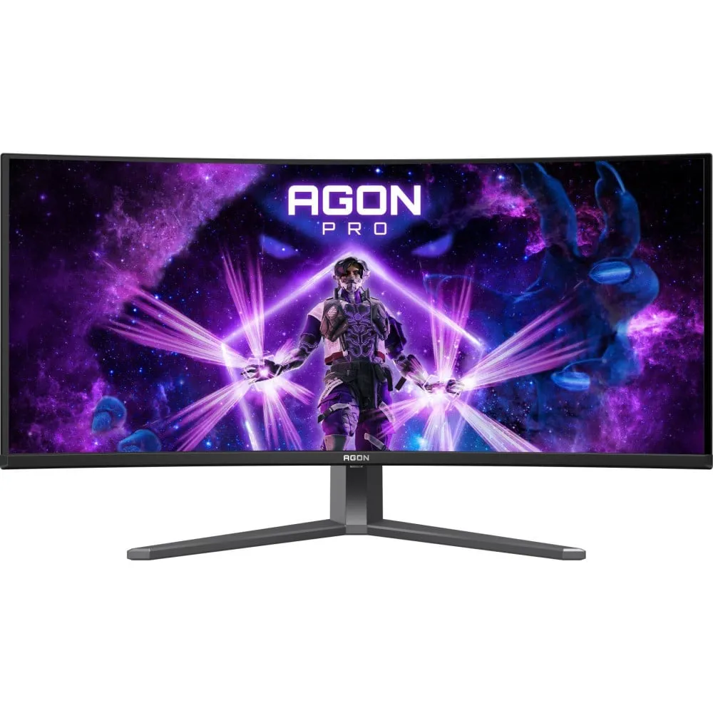 Monitor AOC Agon Pro AG346UCD, 34", 3440x1440 (UWQHD), 175Hz, 21:9, zakrzywiony, OLED, FreeSync, HDR, 0,03 ms, Czarno-szary | Sk