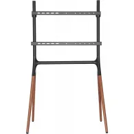 Stojak podłogowy na monitor Techly LCD/LED/Plazma 49-70" 107241 - 40 kg/Drewno/Czarny/Brązowy | Sklep ITnes.pl - IT for BUSINESS