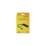 Delock 62653 HUB USB 3.0 DELOCK 3-PORTY+GIGABIT LAN AKTYWNY+ZASILACZ 35CM CZARNY DELOCK | Sklep ITnes.pl - IT for BUSINESS