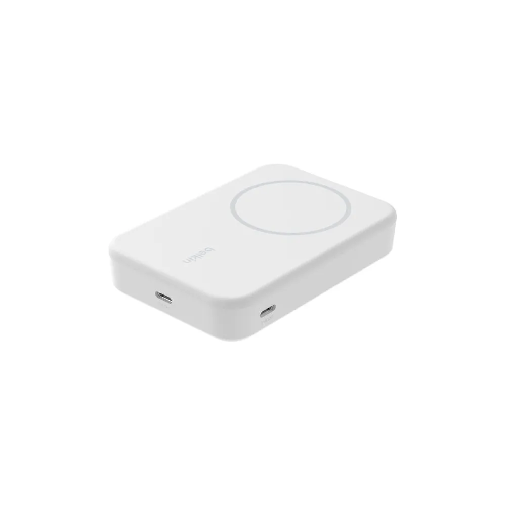 Powerbank Belkin BoostCharge Pro Magnetic Power Bank with Qi2 15W 10K BPD008BTWH - Biały