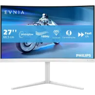 Monitor Philips Evnia 27M2C5501/00, 27", 2560x1440 (QHD), 180Hz, zakrzywiony, VA, HDR, 1 ms, Biały | Sklep ITnes.pl, IT for BUSI