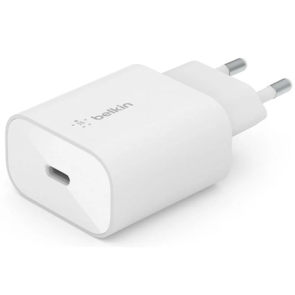 Ładowarka sieciowa Belkin Single 25W USB-C WCA004VFWH - Biała | Sklep ITnes.pl - IT for BUSINESS