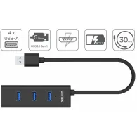 Hub USB Unitek HUB 4x USB 3.0 Y-3089, 3 porty, Czarny | Sklep ITnes.pl, IT for BUSINESS