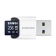Karta pamięci Samsung Pro Ultimate microSDXC 256GB 130MB/s + czytnik MB-MY256SB/WW - Niebieska