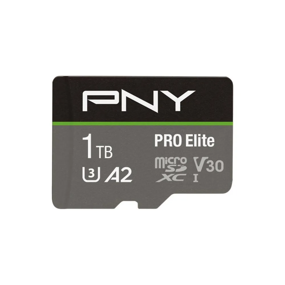 Karta pamięci PNY microSDXC 1TB Pro Elite UHS-I P-SDU1TBV32100PRO-GE - Szara, Czarna | Sklep ITnes.pl - IT for BUSINESS
