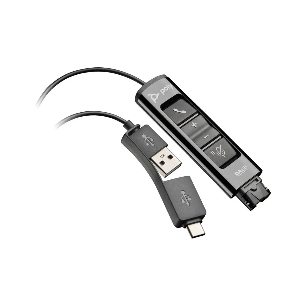 Adapter TAA Poly DA85 USB do QD 786C7AA - Czarny
