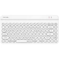 Klawiatura bezprzewodowa A4Tech FBK30 A4TKLA47187 - 2,4 GHz, Bluetooth, Biała