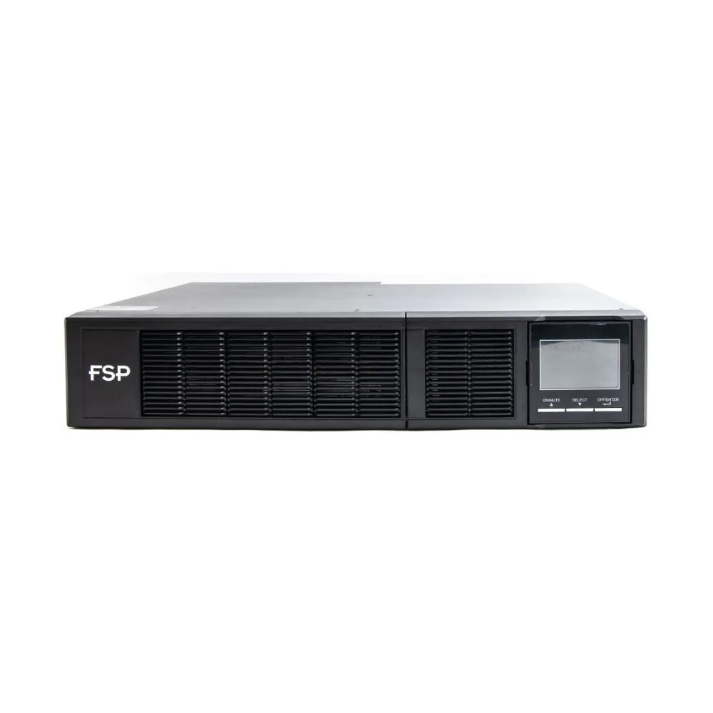 Zasilacz awaryjny UPS FSP/Fortron Clippers RT 1K PPF10A0400, Rack 1U, 8 x IEC C13, 1 x RJ-45, 1000VA|1000W, Topologia online | S