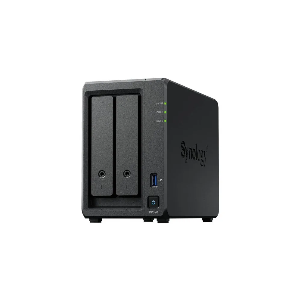 Serwer NAS Synology Data Protection DP320, Tower, Ryzen R1600, 8GB RAM, 2 wnęki, 3 lata Carry-in | Sklep ITnes.pl, IT for BUSINE
