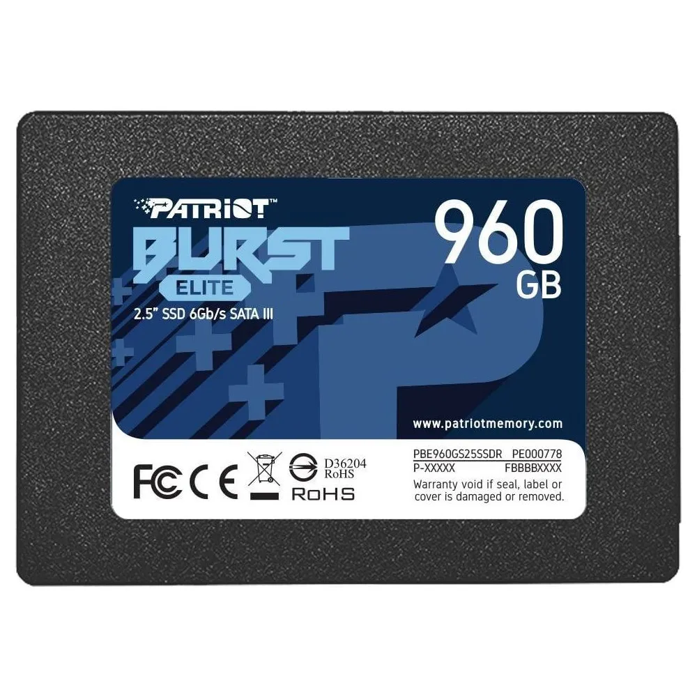 Dysk SSD 960 GB SATA 2,5" Patriot Burst Elite PBE960GS25SSDR - zdjęcie poglądowe 3