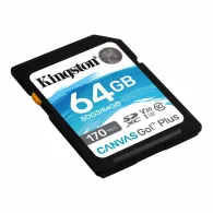 Karta microSD Kingston 64GB Canvas Go Plus 170/70MB/s CL10 U3 V30 - SDG3/64GB | Sklep ITnes.pl - IT for BUSINESS