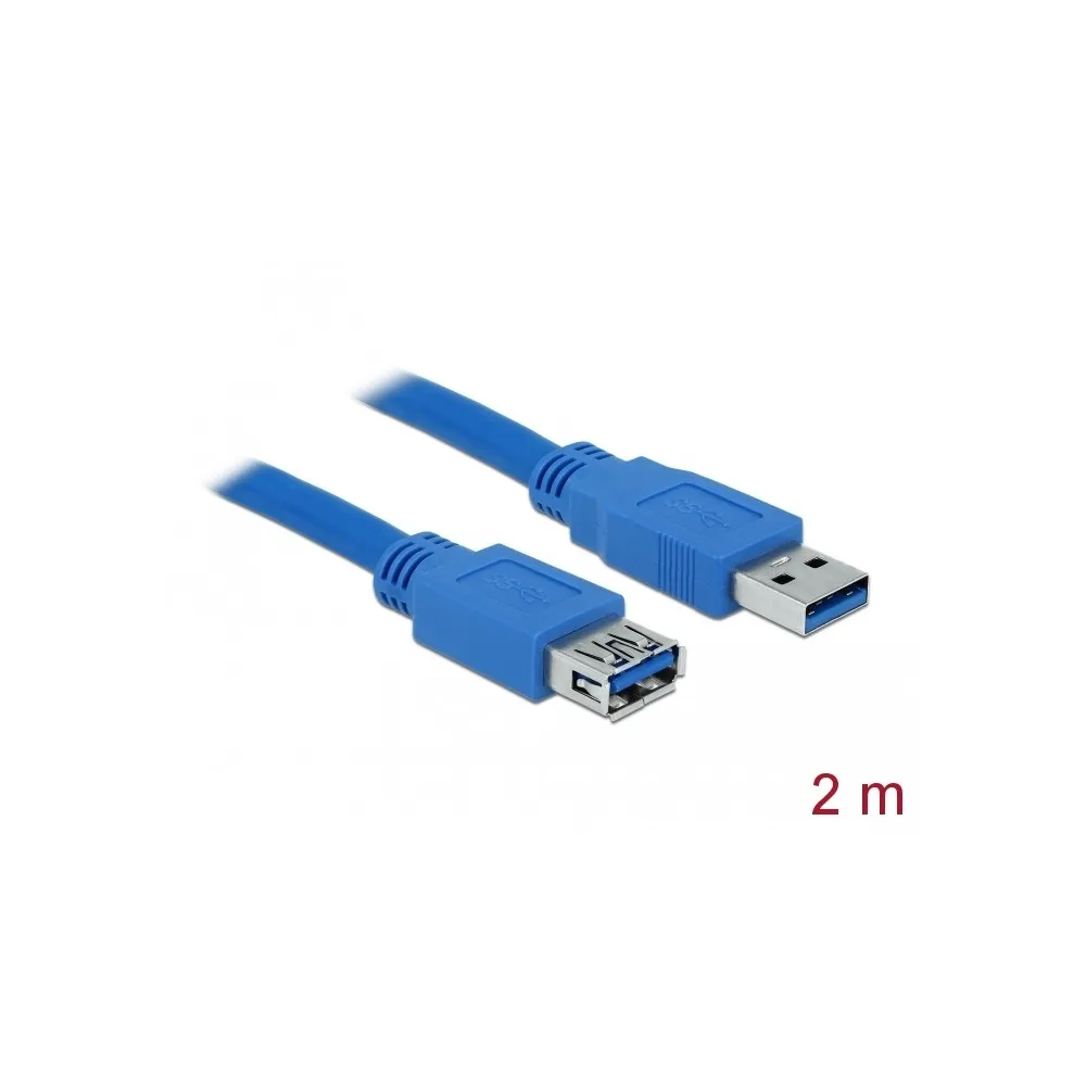 Przedłużacz USB-A 3.0 Delock 82539, 2 m, Niebieski | Sklep ITnes.pl, IT for BUSINESS