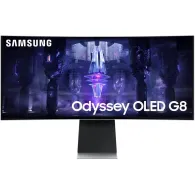 Monitor Samsung Odyssey OLED G8 LS34BG850SUXEN, 34", 3440x1440 (UWQHD), 175Hz, 21:9, zakrzywiony, OLED, FreeSync, 0,1 ms, USB-C,
