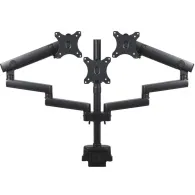 Uchwyt biurkowy na monitory Maclean 17-27" 3 x 7kg MC-811 - 3 monitory, Czarny | Sklep ITnes.pl - IT for BUSINESS