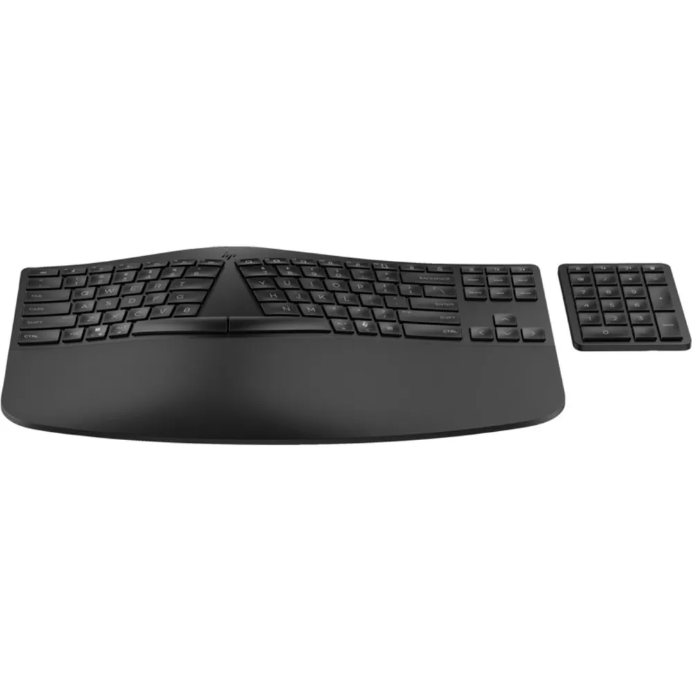 Zestaw bezprzewodowy klawiatura i mysz HP 960 Ergonomic Wireless Keyboard 7E755AA - Czarny
