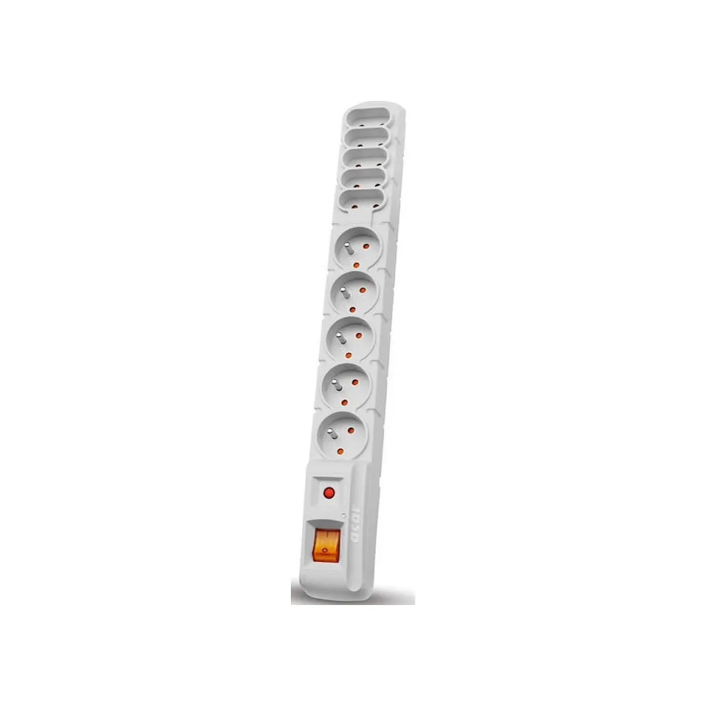 Listwa zasilająca Acar S10 5x 230V PL - 10 gniazd, 3 m, Szara - W0132 | Sklep ITnes.pl - IT for BUSINESS