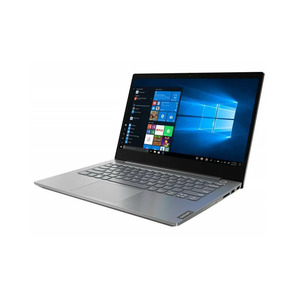 Laptop Lenovo ThinkBook 14-IIL 20SL00LBPB - i5-1035G1/14" Full HD IPS/RAM 16GB/SSD 512GB/Szary/Windows 10 Home/3 lata On-Site - zdjęcie