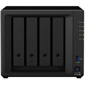 Serwer NAS Synology Desktop Plus DS920M7E - Desktop/Intel Celeron J4125/8 GB RAM/12 TB/2 TB cache/4 wnęki/2 x M.2/3 lata CI