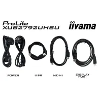 Monitor iiyama ProLite XUB2792UHSU-B6, 27", 3840x2160 (4K), 60Hz, IPS, 4 ms, pivot, USB-C, Czarny | Sklep ITnes.pl, IT for BUSIN