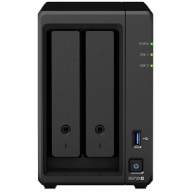 Serwer NAS Synology Desktop Plus DS7206A - Tower/Intel Celeron J4125/6 GB RAM/6 TB/2 TB cache/2 wnęki/2 x M.2/3 lata Carry-in