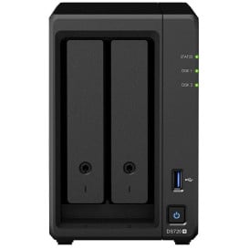 Serwer NAS Synology Desktop Plus DS720NI1F - Tower/Intel Celeron J4125/6 GB RAM/8 TB/2 TB cache/2 wnęki/2 x M.2/3 lata Carry-in