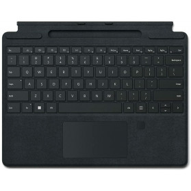 Klawiatura Microsoft Surface Pro Signature Type Cover Commercial 8XG-00007 - Czarna, Czytnik linii papilarnych
