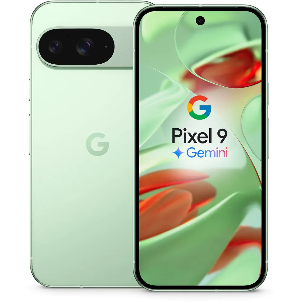 Smartfon Google Pixel 9 GA05840-GB, Tensor G4, 6,3" 2424x1080, 128GB, 12GB, 5G, Zielony, 50+10,5Mpix, Android, 2 lata Carry-in |